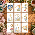 Christmas Promise Complete Paint-Your-Own Watercolor Print Collection | 4x6