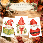 Tidings & Treasures watercolor trio kit featuring Starry Surprise, Merry Parcel, and Jolly Tidings