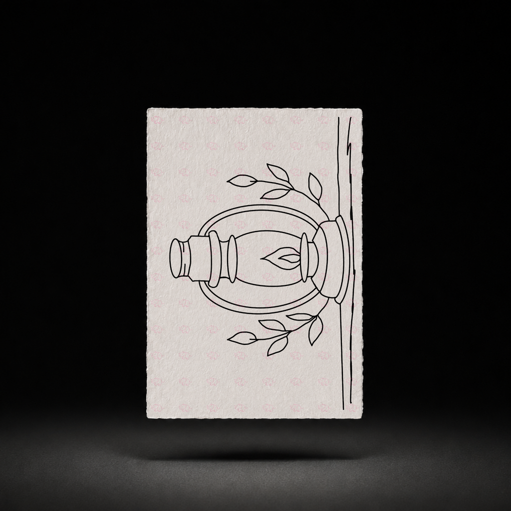 Tea and a Little Time line art preview