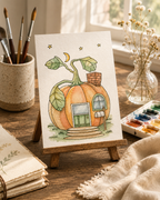 Harvest Moon Hollow Paint-Your-Own Watercolor Print | Places To Live