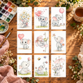 Winks Wonder Days Complete Paint-Your-Own Watercolor Print Collection | 4x6