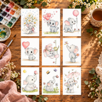 Winks Wonder Days Complete Paint-Your-Own Watercolor Print Collection | 4x6
