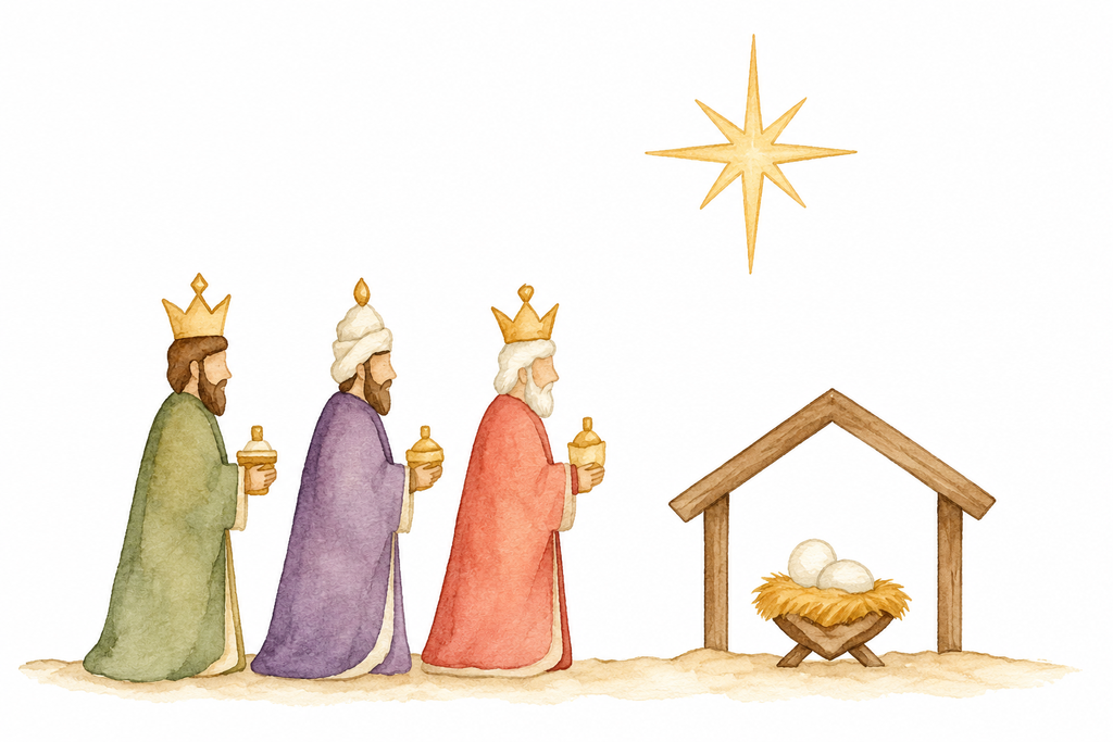 Gifts for the King painted design