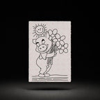 Daisy Bouquet Piglet line-art preview