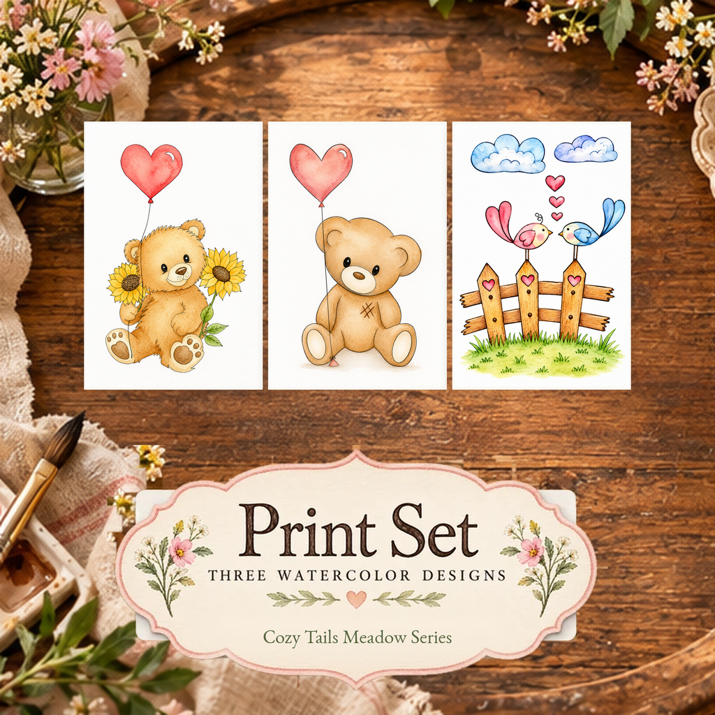 Heartstrings & Sunshine print set primary image