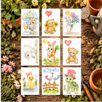 Cozy Tails Meadow complete collection lifestyle scene