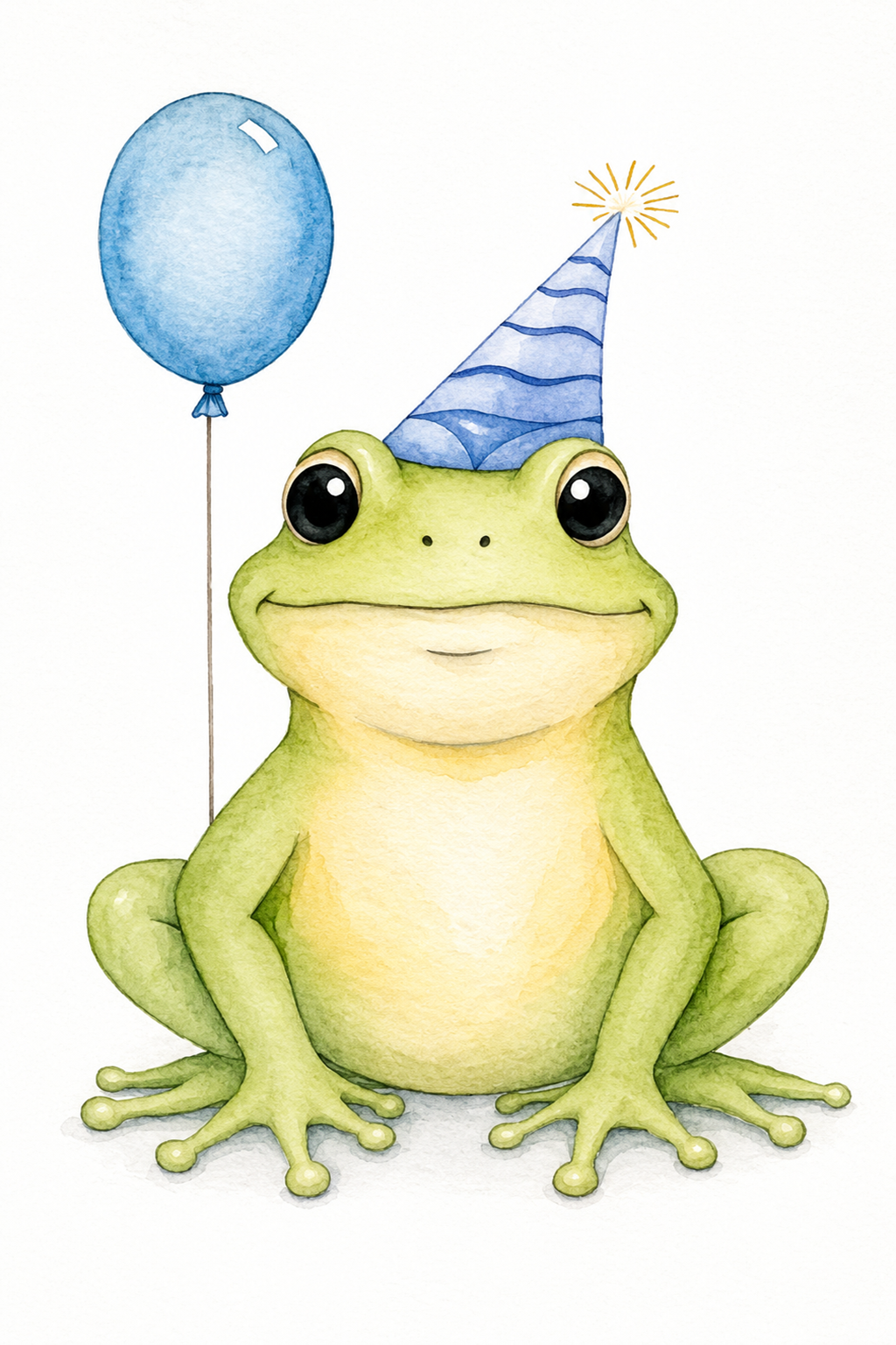 Birthday Lily Jumper full-color watercolor design