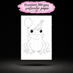 Birthday Lily Jumper line art preview