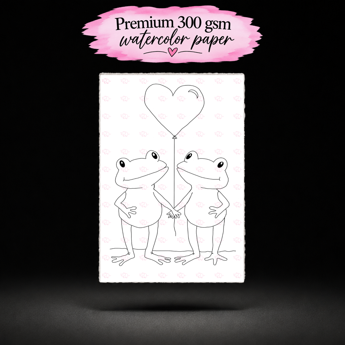 Sweetheart Pond Pair line art preview