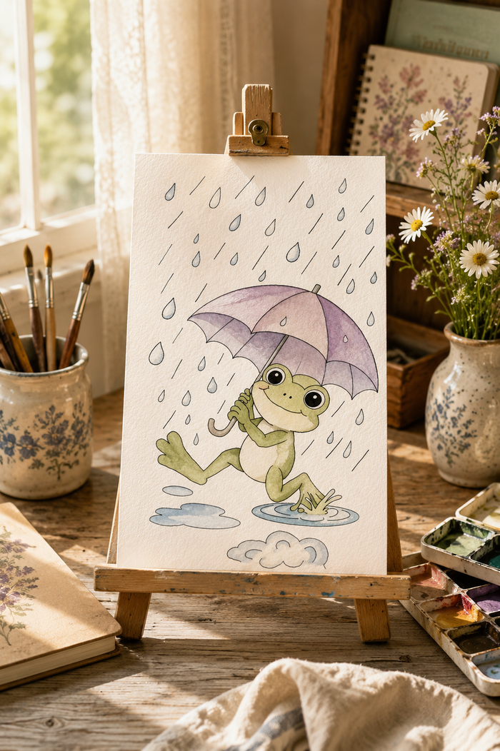 Umbrella Splash Adventure lifestyle photo