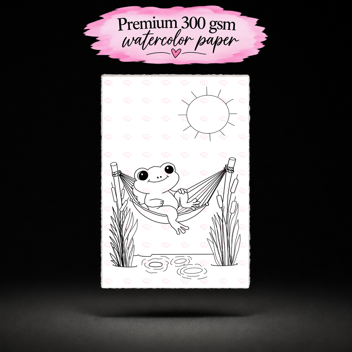 Hammock Hideaway line art preview