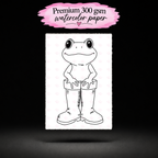 Boots for Puddle Days line art preview