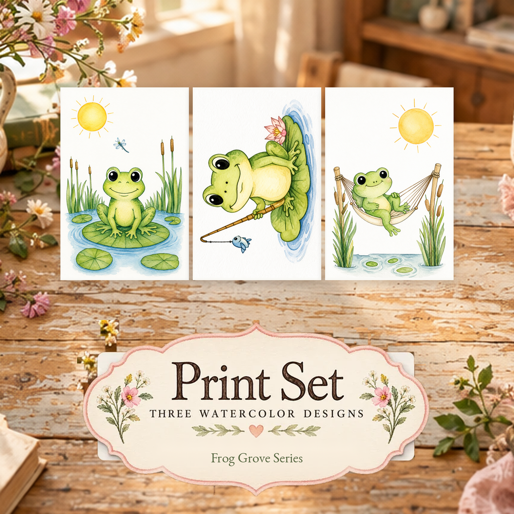 Pondside Daydreams print set primary image
