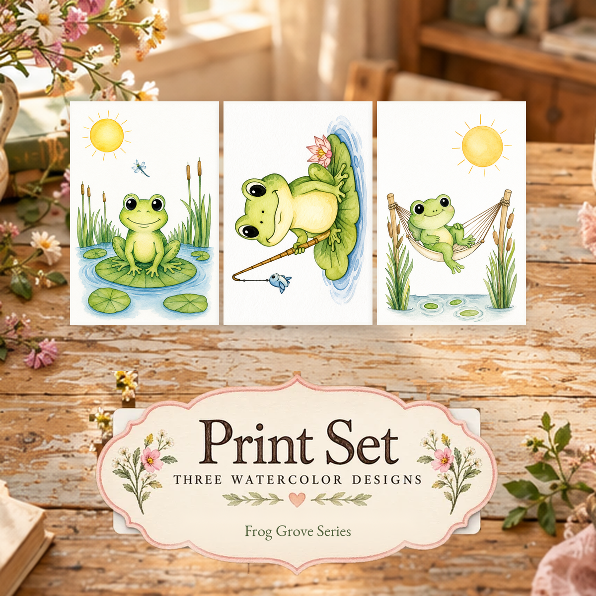 Pondside Daydreams print set primary image