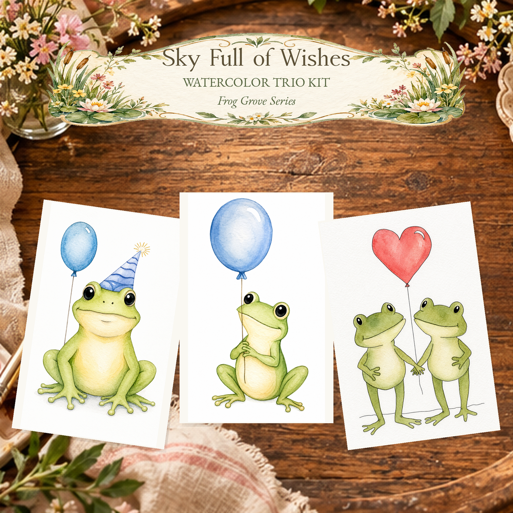 Sky Full of Wishes Watercolor Trio Kit primary image