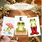 Puddle-Day Learning Watercolor Trio Kit primary image