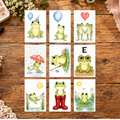 Frog Grove complete watercolor print collection lifestyle photo