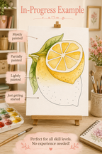 Size and paper details for the Cherry Blossom Hollow watercolor print