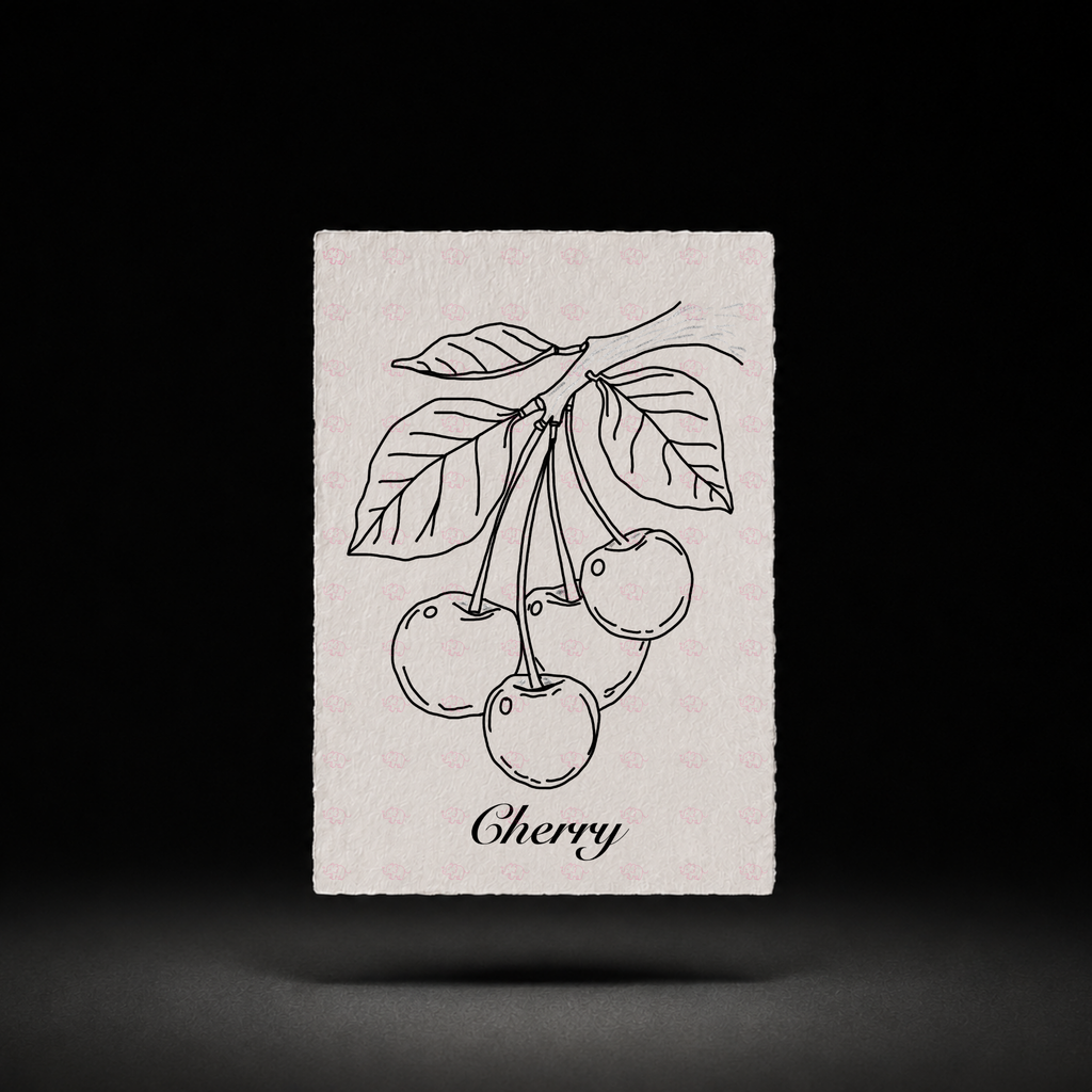 Line-art preview of Vineyard Meadow Cluster, ready to paint