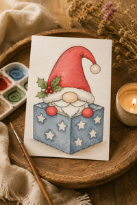 Starry Surprise Paint-Your-Own Watercolor Print | Gnome Tidings