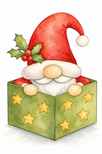 Starry Surprise full-color watercolor design