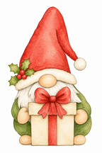Merry Parcel full-color watercolor design