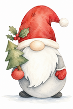 Evergreen Errand full-color watercolor design