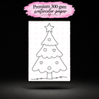 Heartglow Tree line-art preview