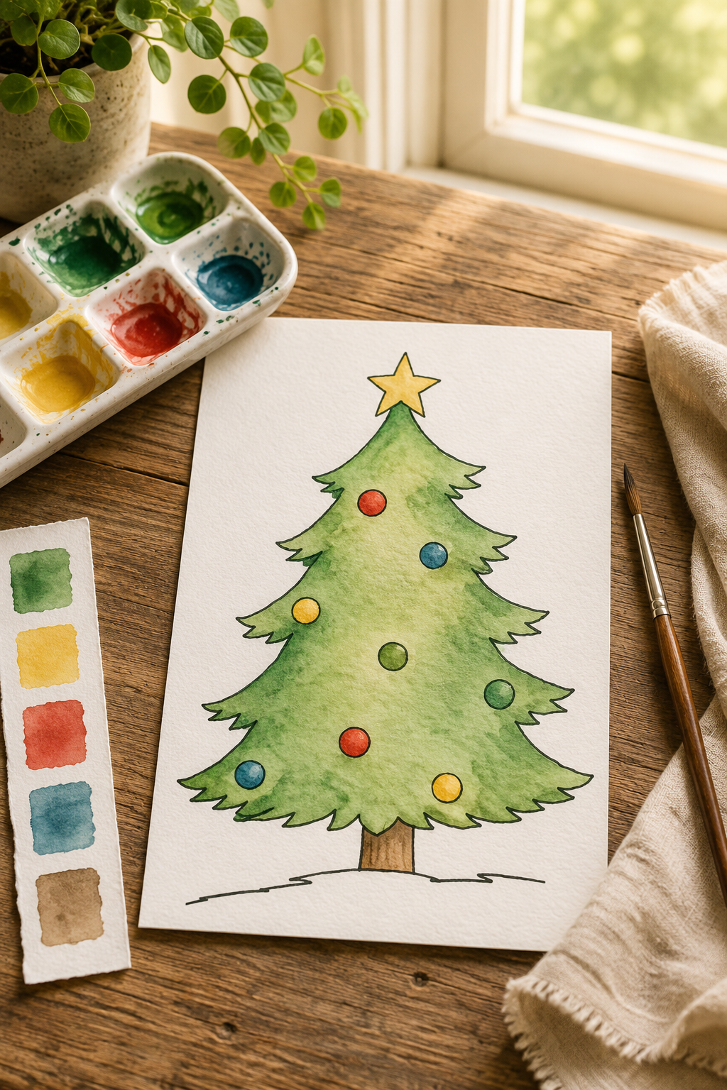 Snowkissed Pine print lifestyle