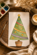 Golden Garland Pine print lifestyle