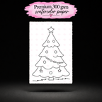 Merrybead Fir line-art preview