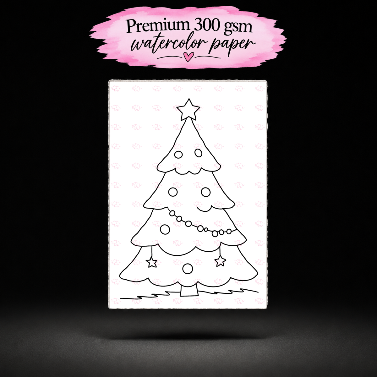 Merrybead Fir line-art preview