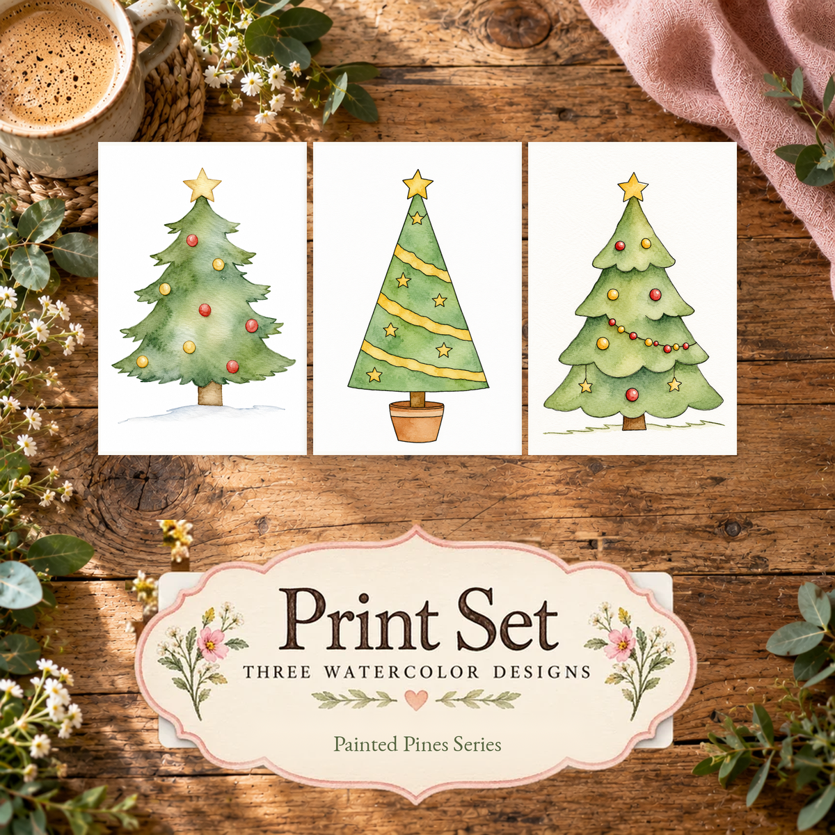 Golden Forest print set primary image