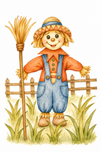 Meadow Basket Keeper watercolor artwork example for color inspiration