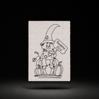 Line-art preview of Pumpkin Patch Wishes, ready to paint