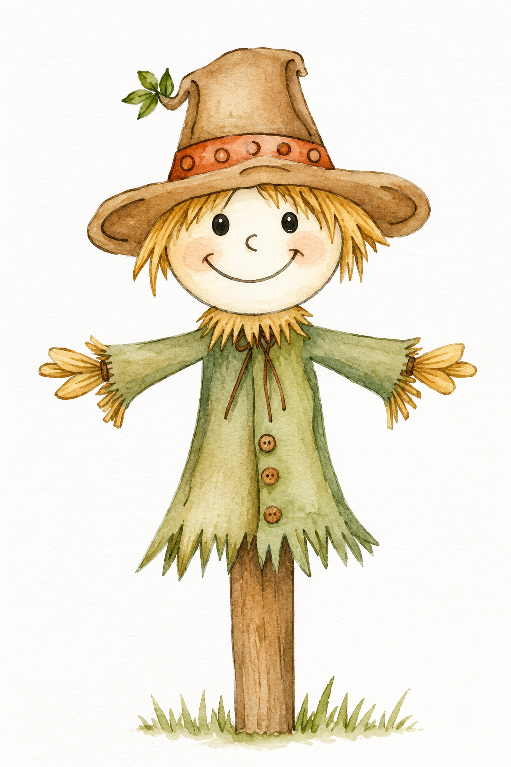 Whispering Harvest Post watercolor artwork example for color inspiration