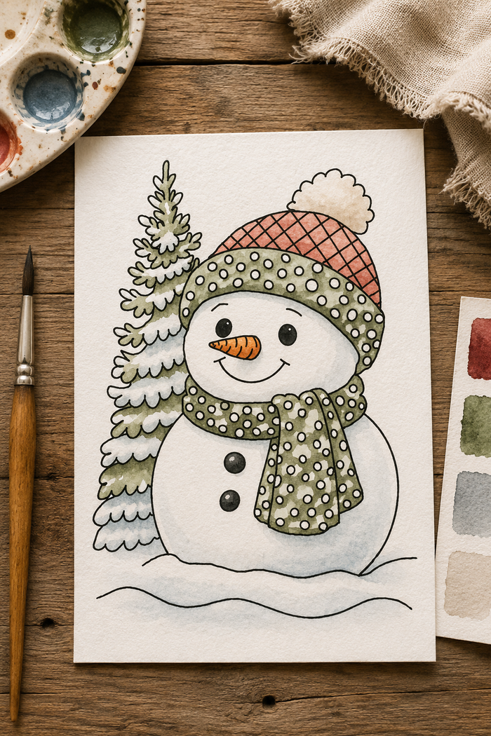 Pine Hollow Snowman lifestyle photo