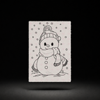 Snowfall Whisper line art preview