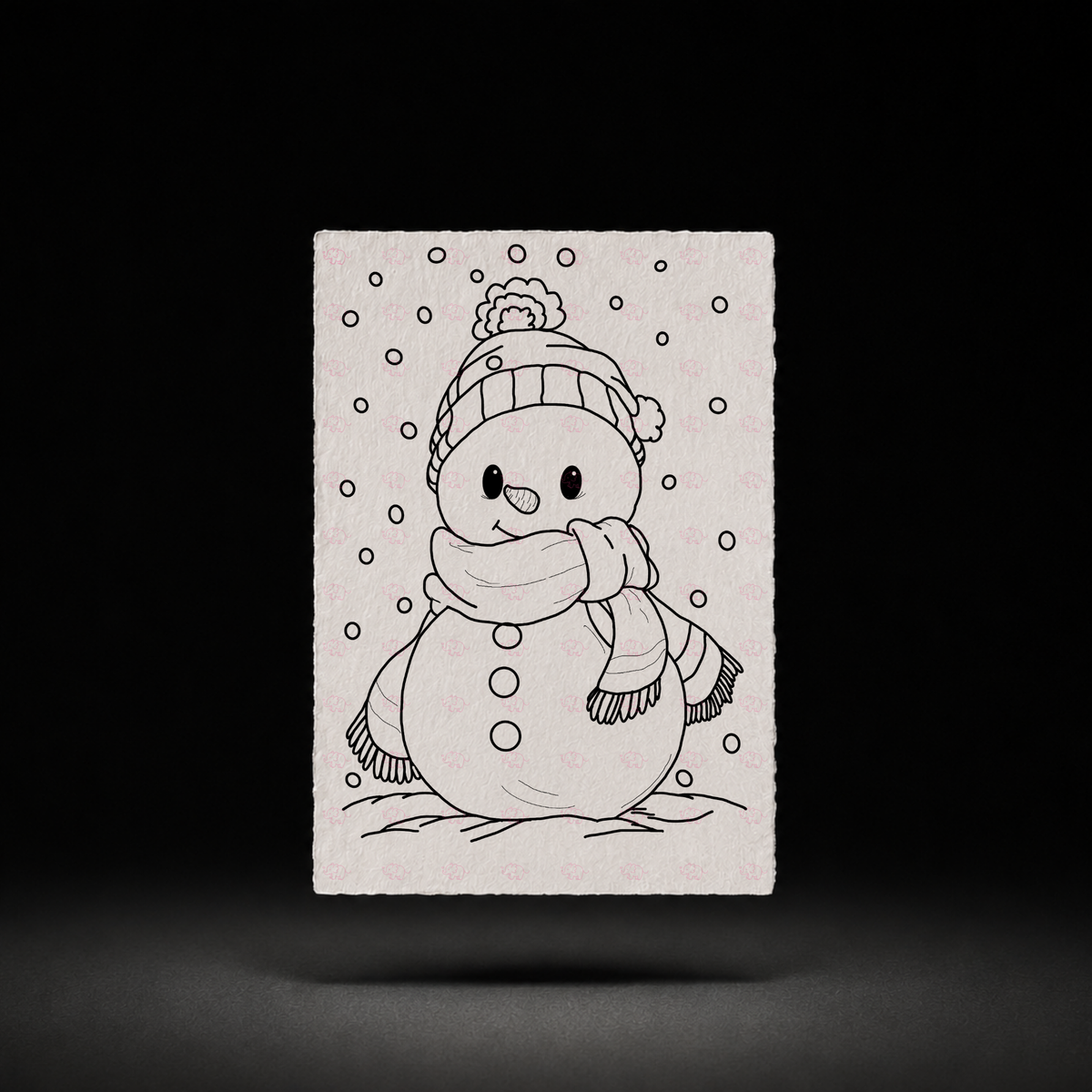 Snowfall Whisper line art preview