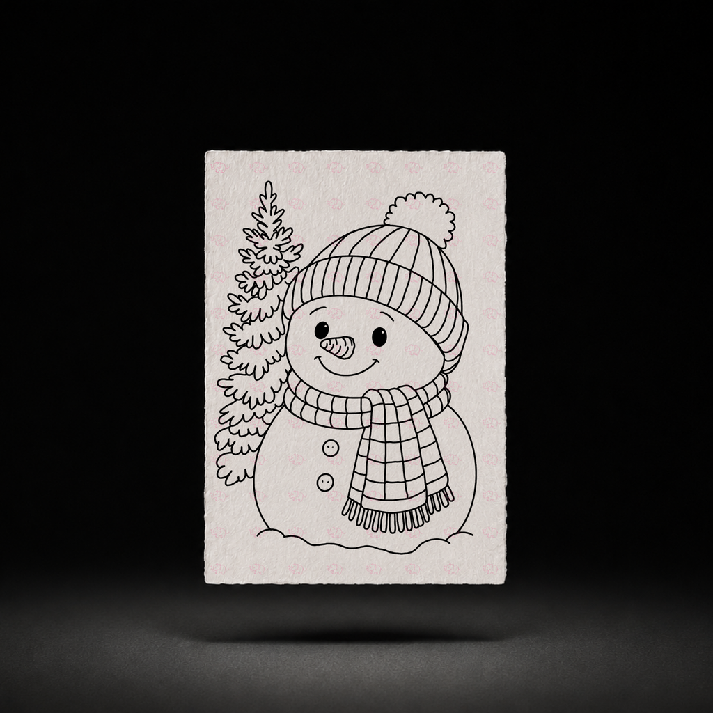 Winterberry Haven line art preview