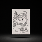 Winterberry Haven line art preview