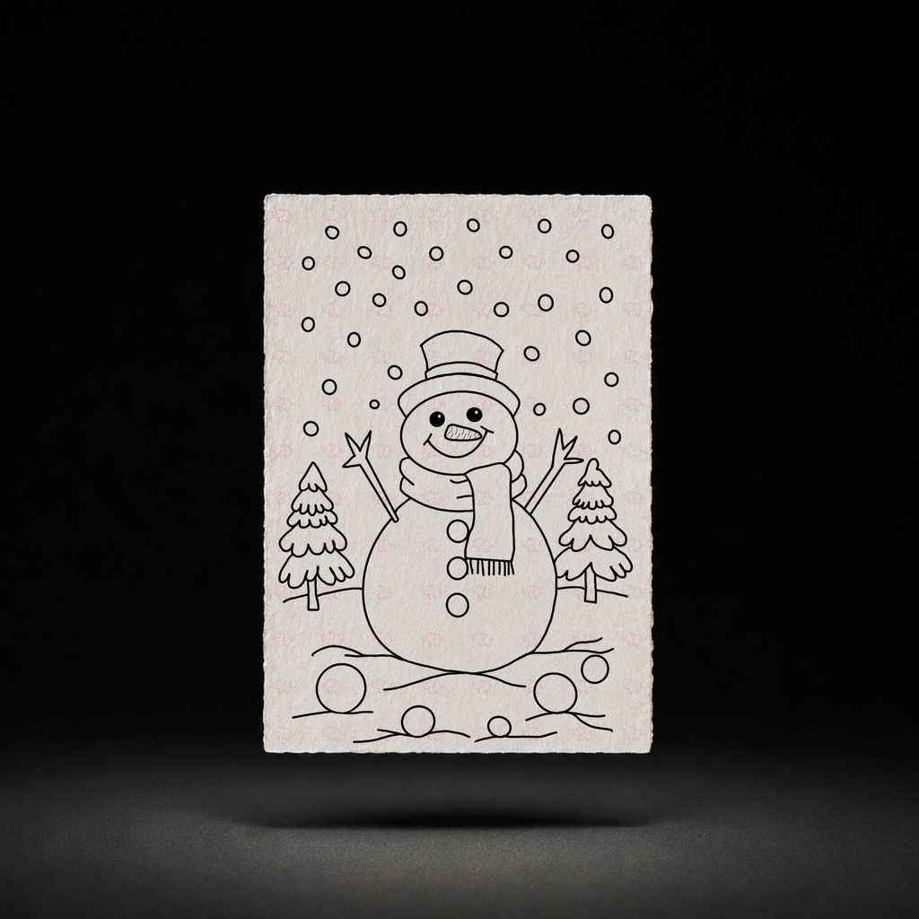 Snowball Meadow line art preview