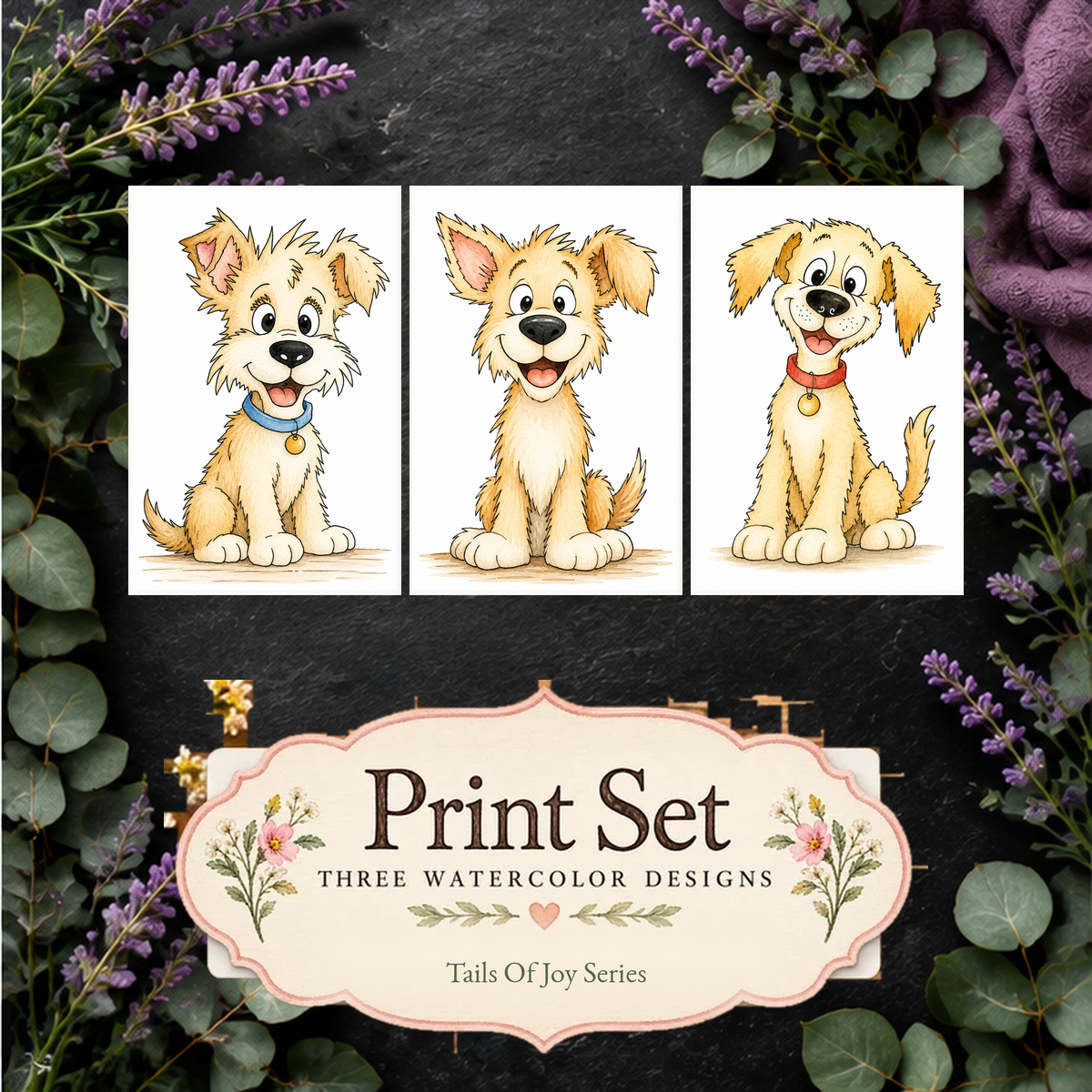 Homeward Tails print set primary image