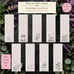 Complete Bug Garden Grove 2x6 Bookmark Collection