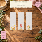 Coopside Friends | Cozy Chicken Hollow Watercolor Bookmark Set