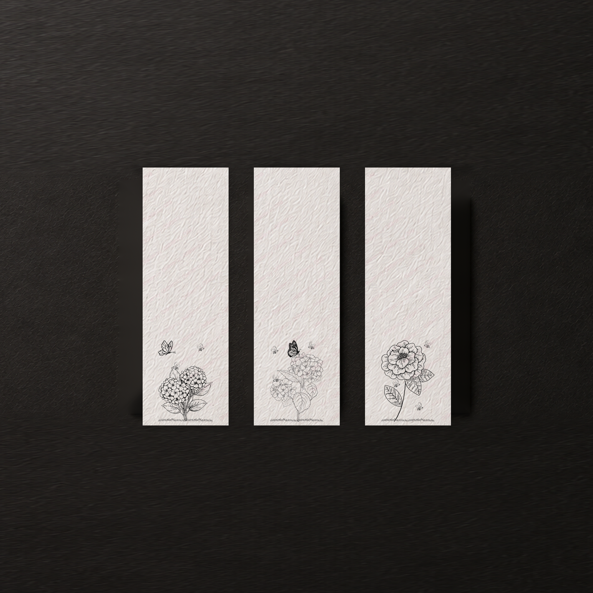 Hydrangea Haven | Floral Daydreams Watercolor Bookmark Set