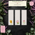 Pondside Sunshine | Floral Daydreams Watercolor Bookmark Set