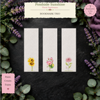 Pondside Sunshine | Floral Daydreams Watercolor Bookmark Set