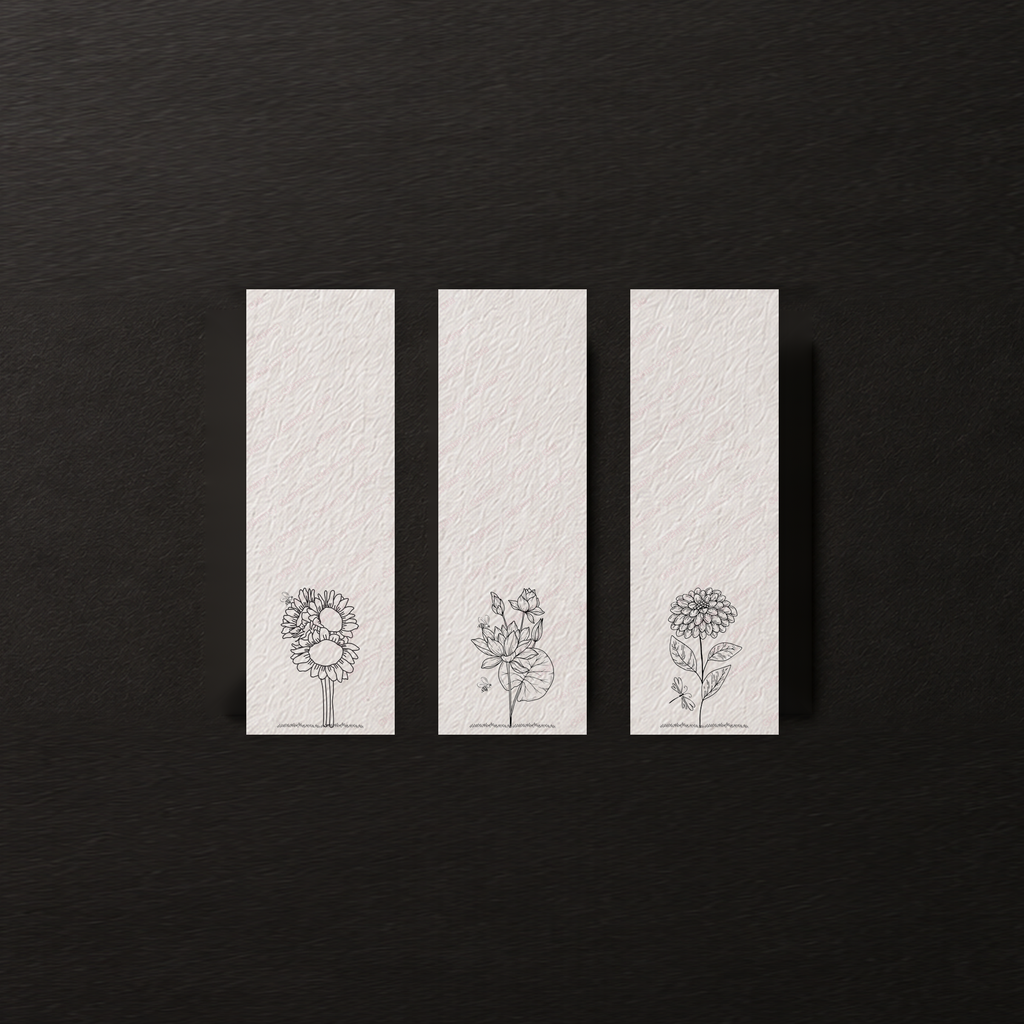Pondside Sunshine | Floral Daydreams Watercolor Bookmark Set
