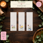 Tea Garden | Floral Daydreams Watercolor Bookmark Set